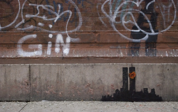 Banksy - NYC Skyline