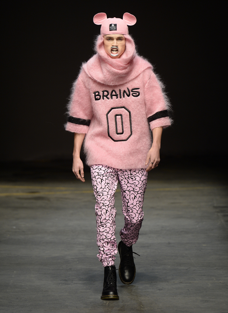 Bobby Abley AW14 at MAN Look 5, photo by Catwalking