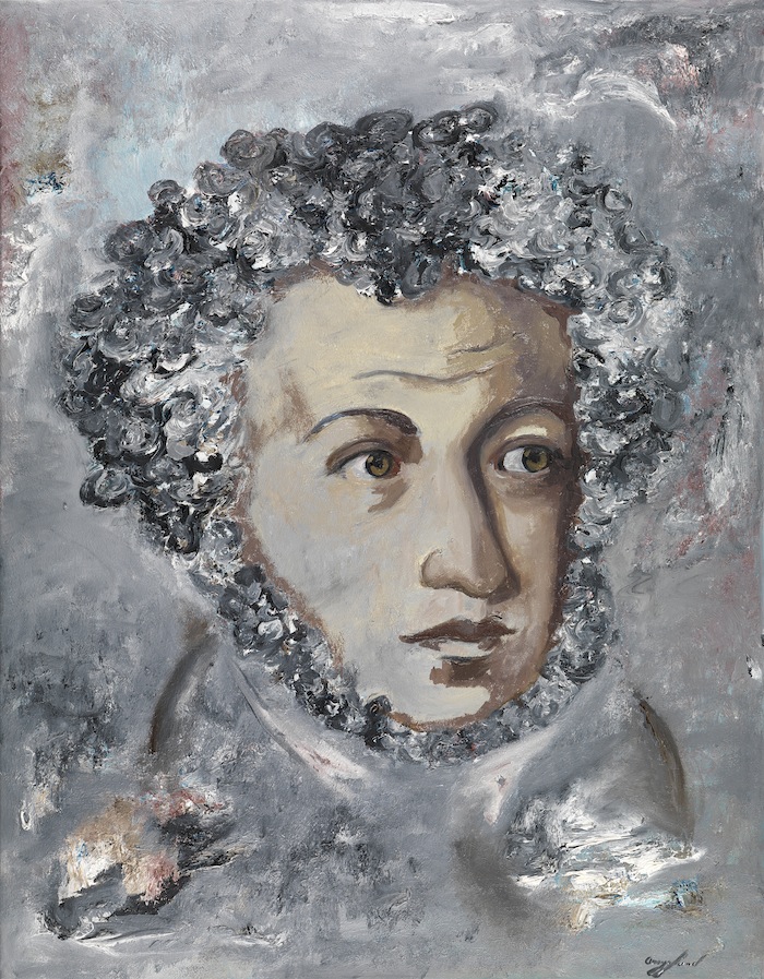 Pushkin Oil On Canvas 91 x 71 cm