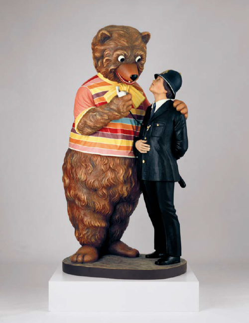 Jeff Koons, Bear and Policeman, 1988