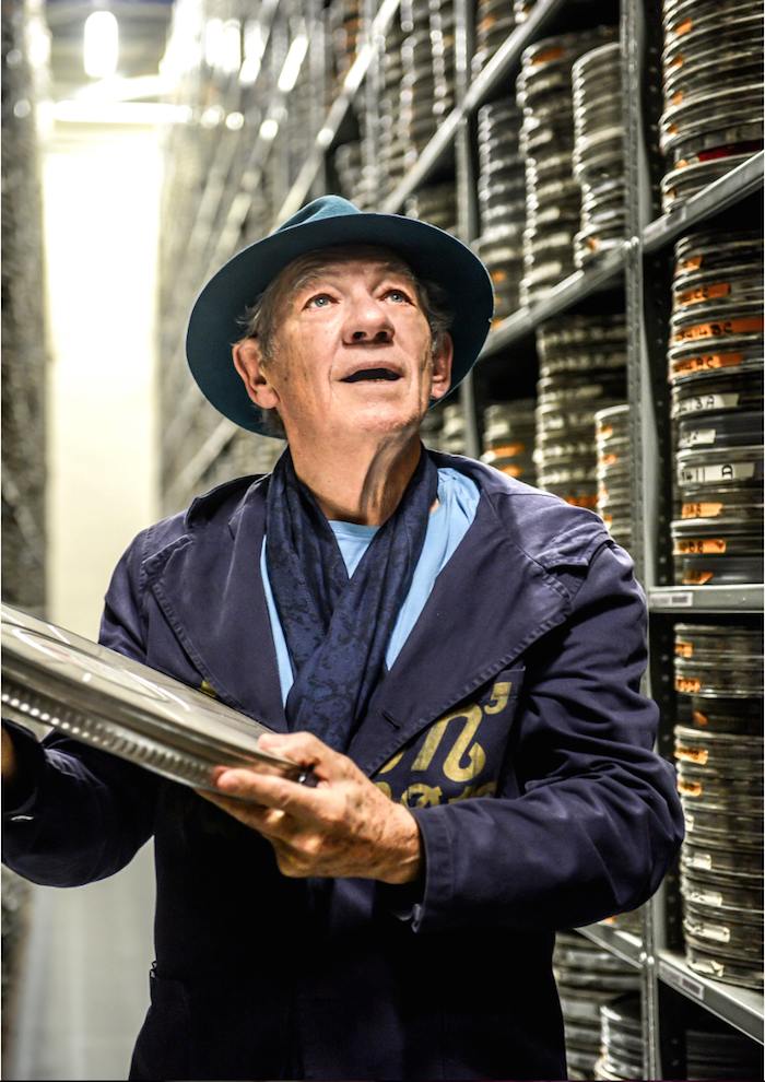 Ian McKellen at the BFI National Archive for Shakespeare on Film, October 2016