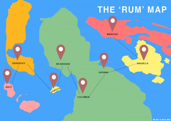 The "Rum" Map  Cent Magazine