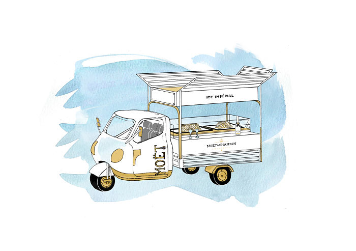 Moet Ice Truck at Bluebird - Illustration_opt