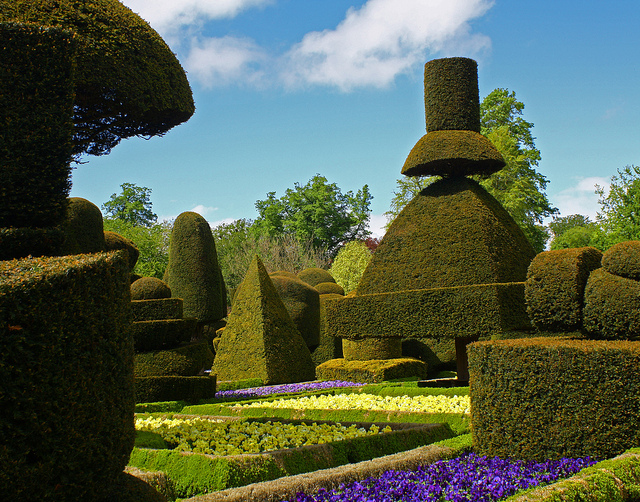 Levens Hall, the oldest topiary garden in the world