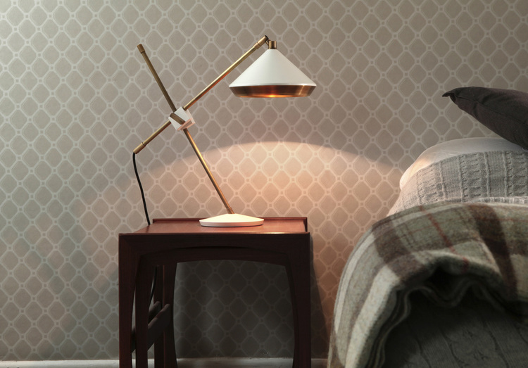 Bert Frank- shear table lamp