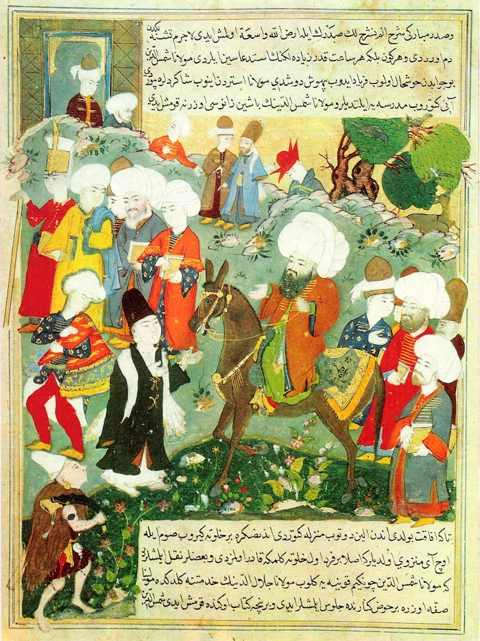 Meeting of Jalal a-Din Rumi and Molla Shams Al-Din