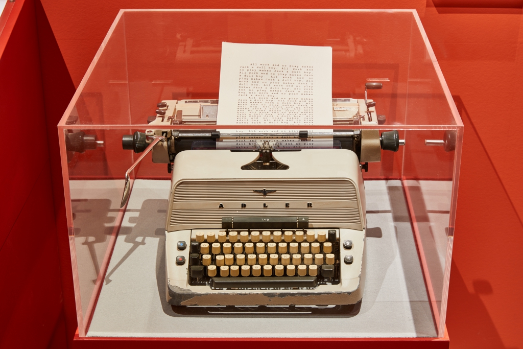 Jack's typewriter from The Shining
