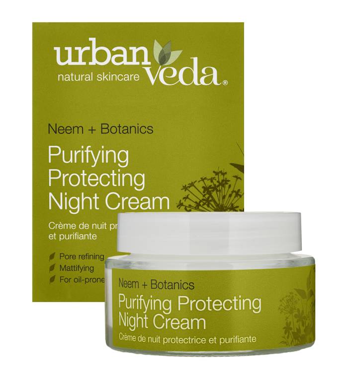 Urban Veda Purifying Night Cream Box Jar