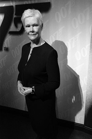 Judi Dench portrait 
coming of age 