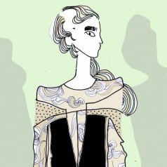 Anne Valérie Hash AW 13-14 Illustration by Anna Ferrier
